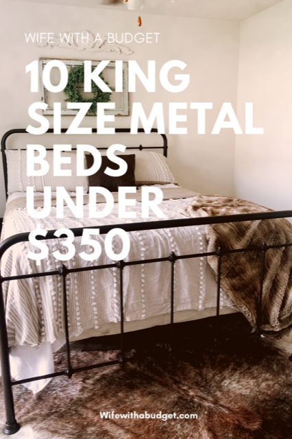 metal farmhouse bed wife with a budget