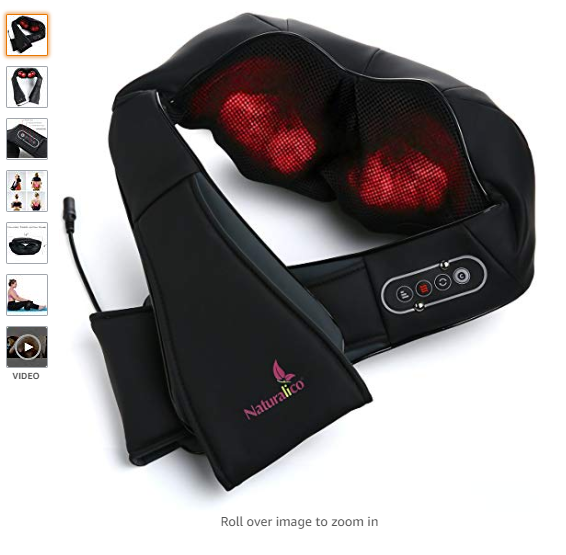 black heated neck massager from amazon