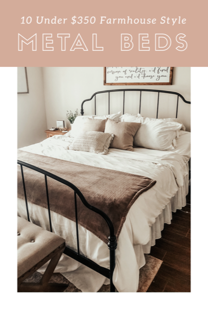 metal farmhouse bed wife with a budget