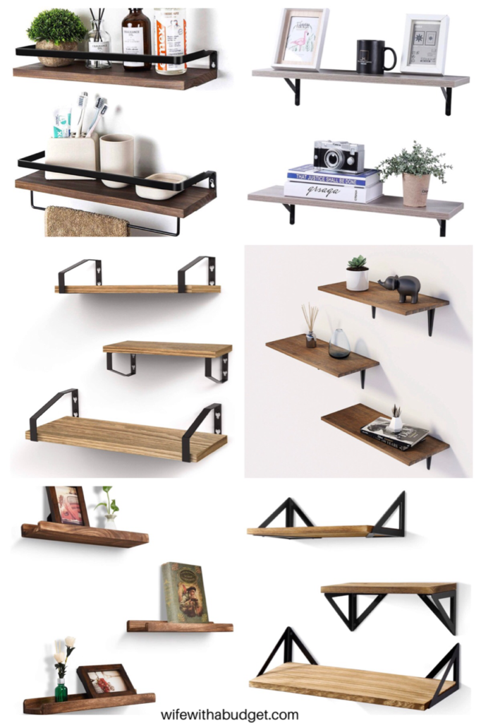 affordable floating shelves