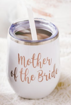 mother of the bride tumbler wedding day gifts 